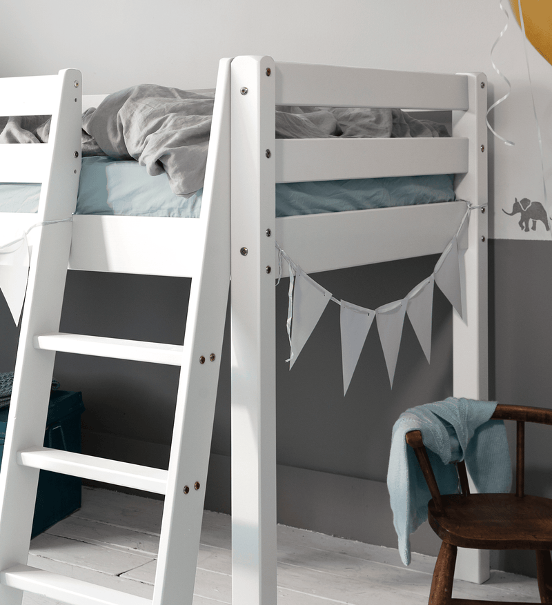 Ontario Cabin Bed Midsleeper Shorty in Classic White