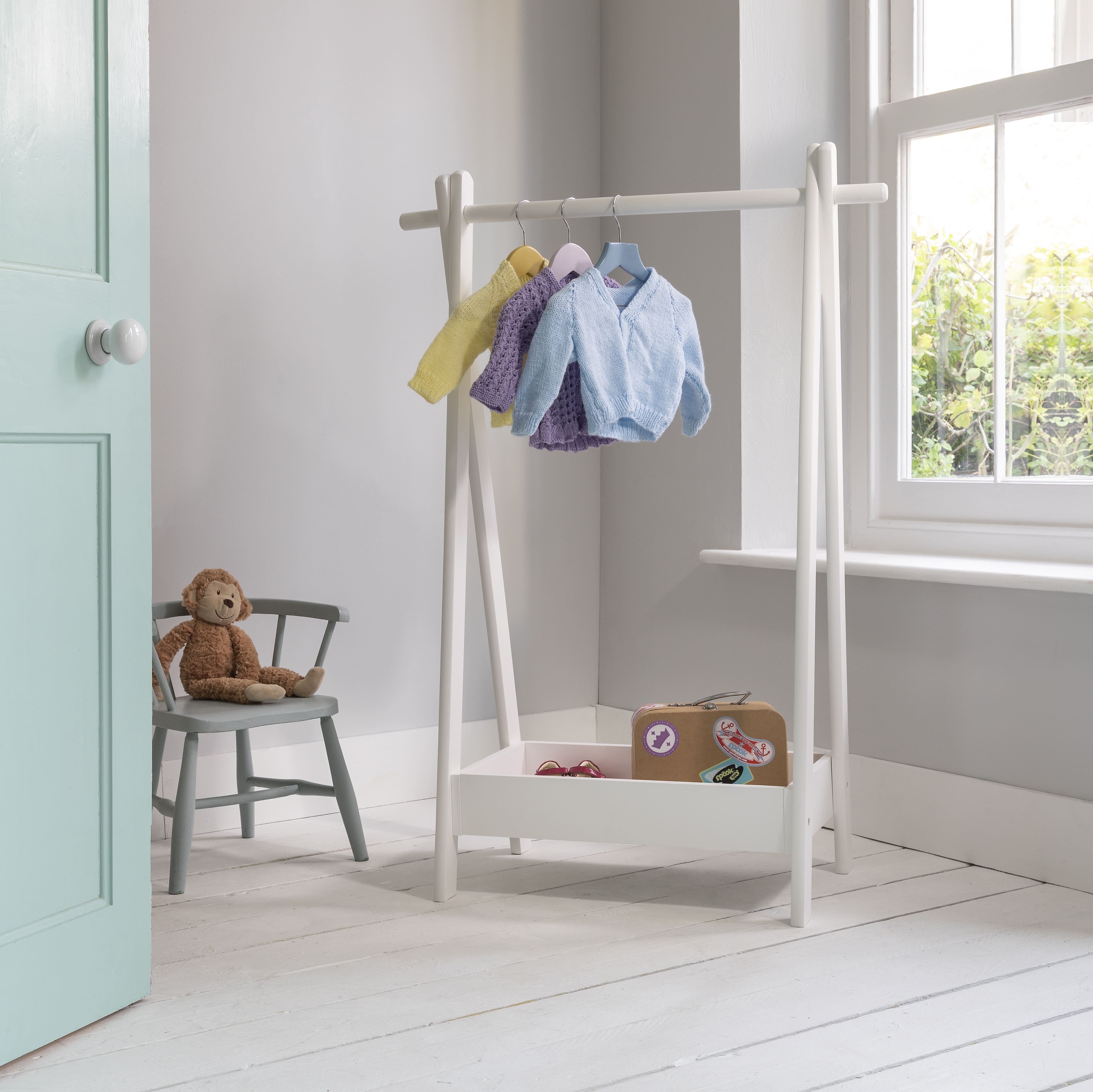 Orvar Clothes Rack Organiser in Classic White Noa Nani