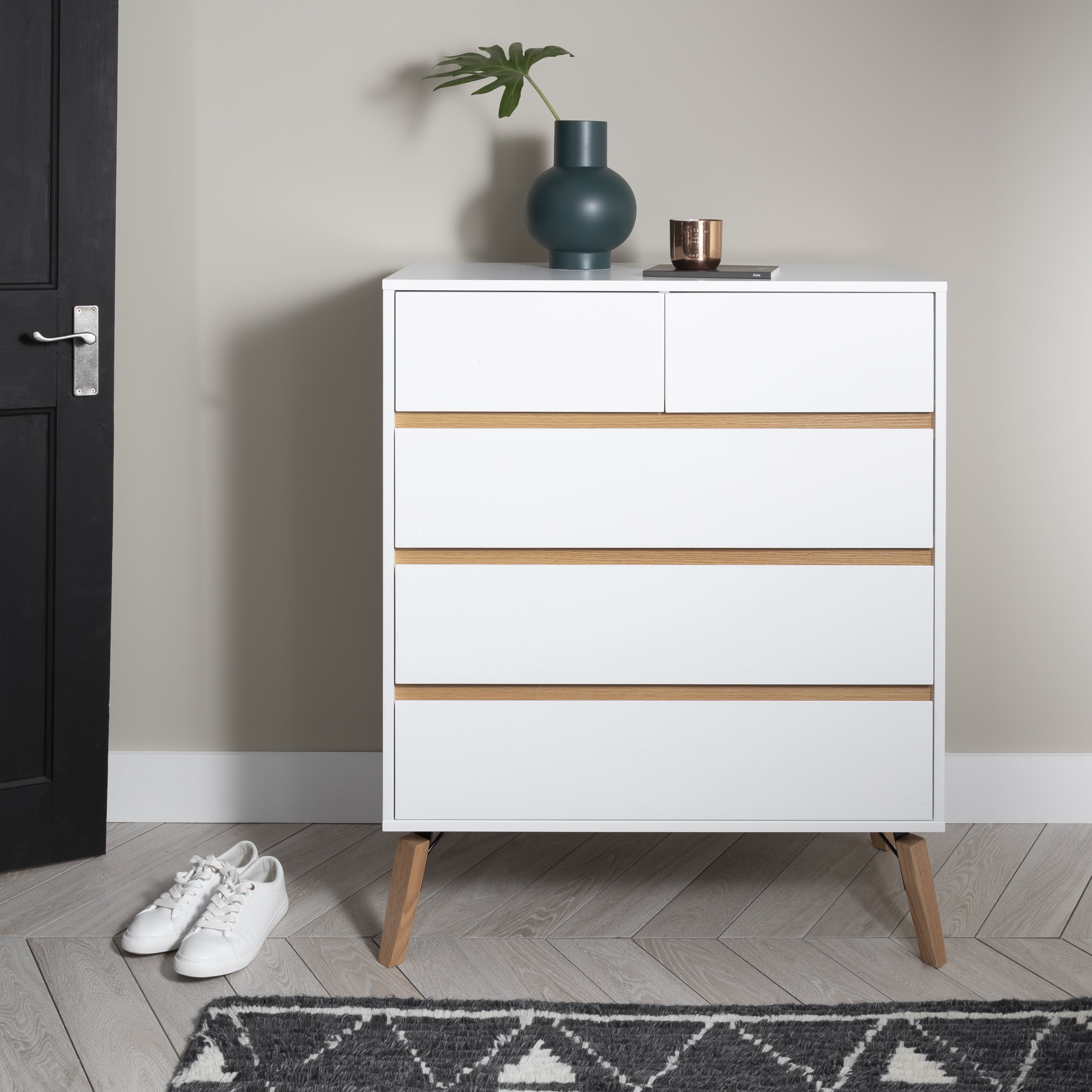 Otto Chest Drawers 3+2 Drawer Classic