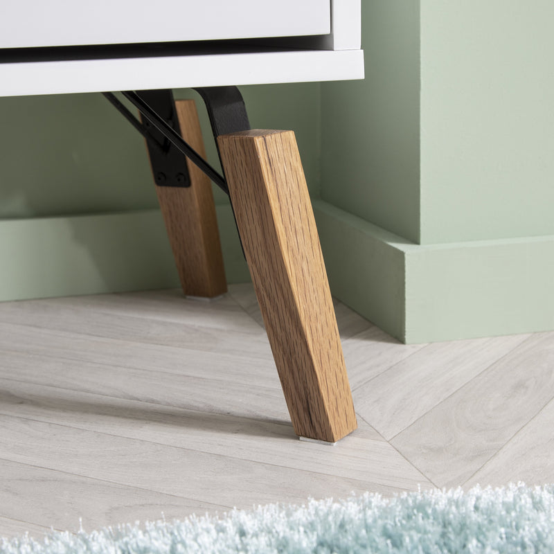 Otto Sideboard Small with Drawer in Classic White