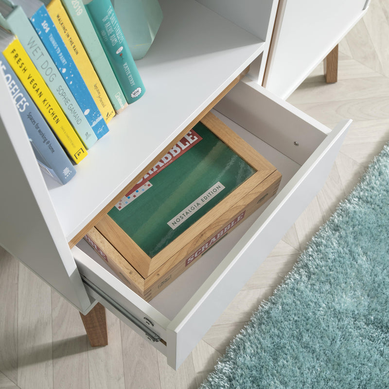 Otto Sideboard Small with Drawer in Classic White