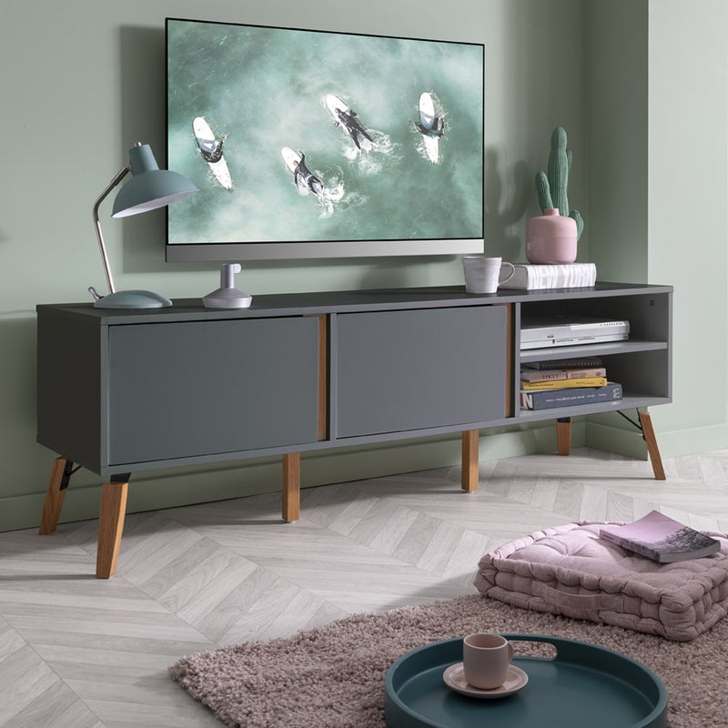 Otto TV Unit in Grey