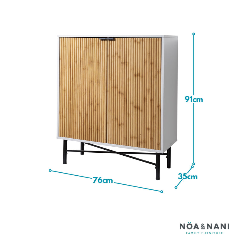 Rökstorp Sideboard in Grey & Pine