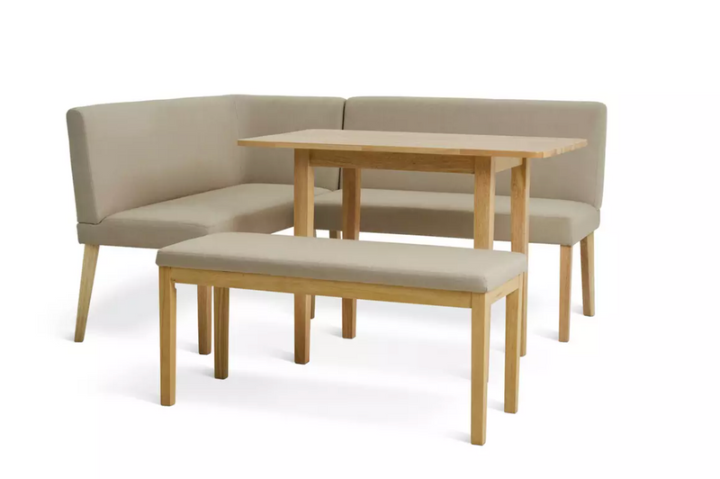 Home Conny Natural Dining Table ONLY 14372239 (Open Box- See T's & C's for details)