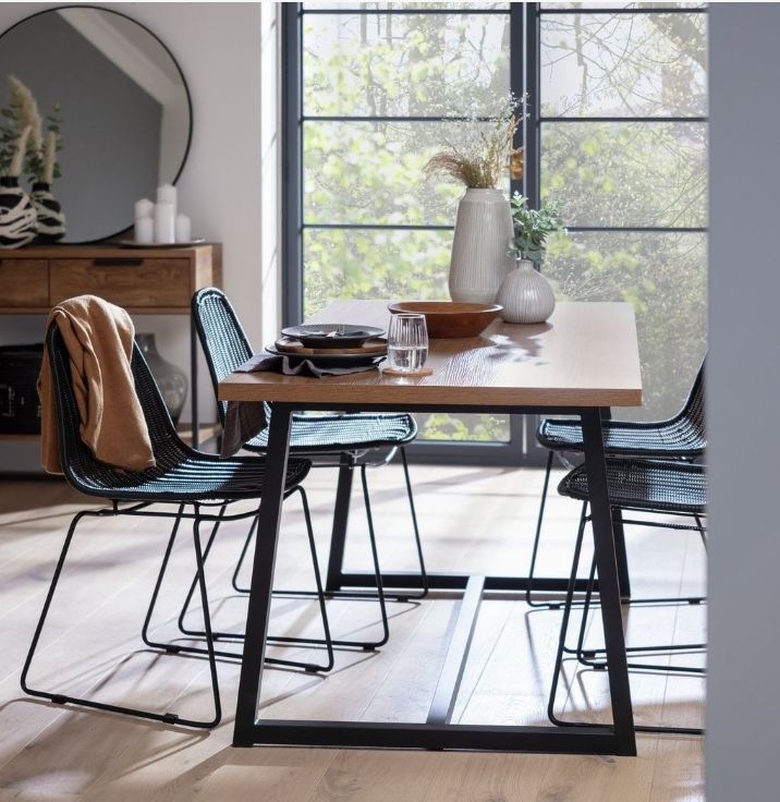 Habitat Nomad 160cm Dining Table - Natural 14076092 (Open Box- See T's & C's for details)