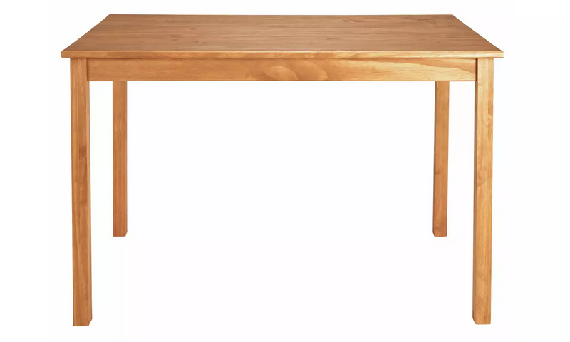 Raye Light Wood Dining Table & 4 Light Wood Chair 17095513 (OpenBox- See T's & C's for details)