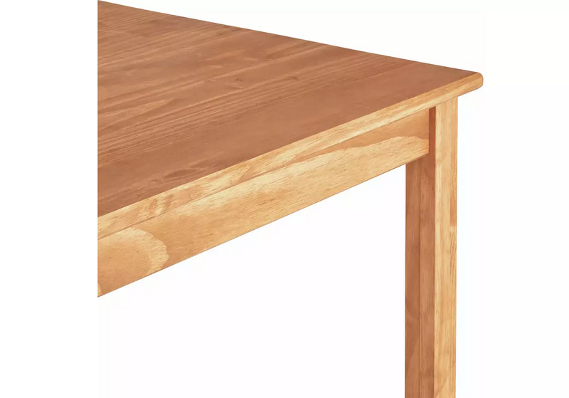 Raye Light Wood Dining Table & 4 Light Wood Chair 17095513 (OpenBox- See T's & C's for details)