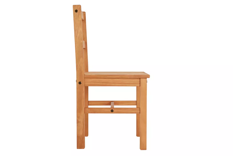 Raye Light Wood Dining Table & 4 Light Wood Chair 17095513 (OpenBox- See T's & C's for details)