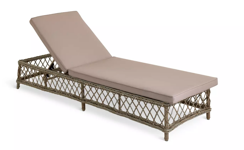 Palermo Sun Lounger - Natural 17734379 (OpenBox- See T's & C's for details)