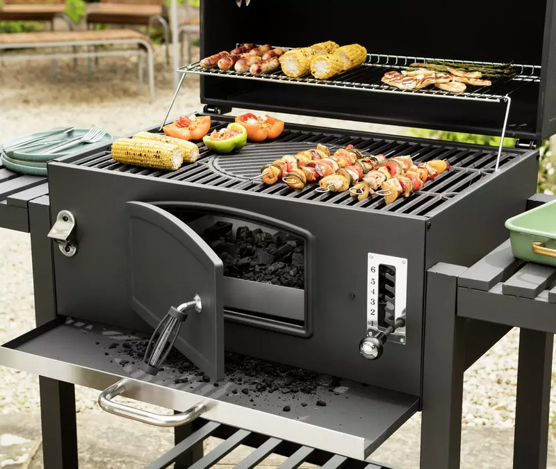 XXL Charcoal BBQ - Black 19544031 (OpenBox- See T's & C's for details)