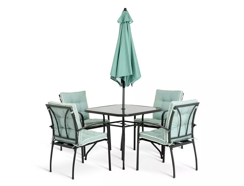 Classic 4 Seater Metal Patio Set 17742392 (OpenBox- See T's & C's for details)