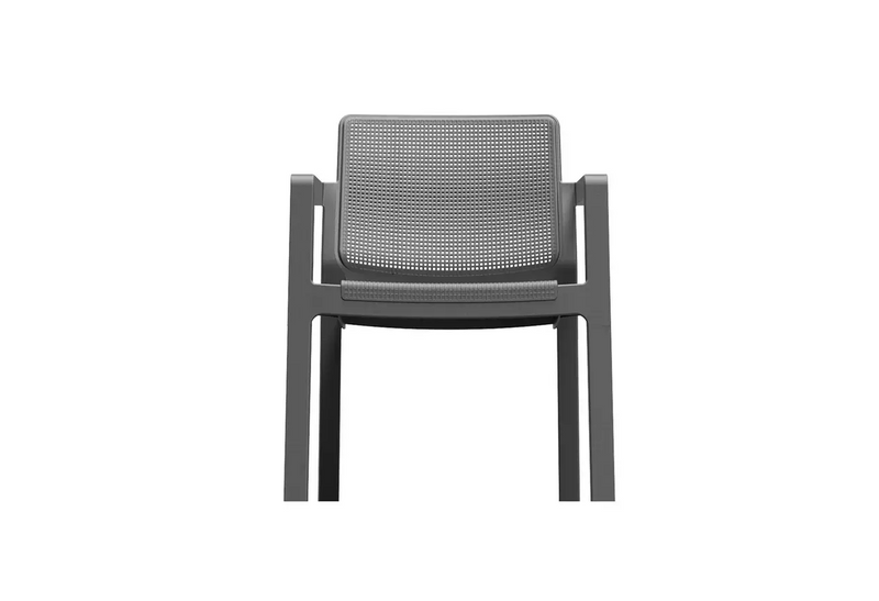 4 Seater Plastic Garden Sofa Set - Dark Grey 14524379 (OpenBox- See T's & C's for details)