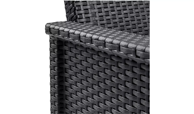 5 Seater Rattan Effect Garden Corner Sofa Set 15812671 (OpenBox- See T's & C's for details)