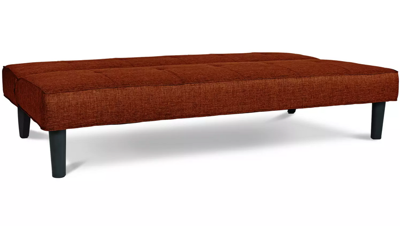 Patsy Fabric 2 Seater Clic Clac Sofa Bed - Rust 17292512 (OpenBox- See T's & C's for details)