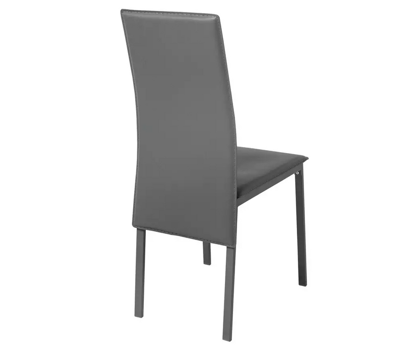 Lido Grey Dining Table & 4 Grey Chairs 19224557