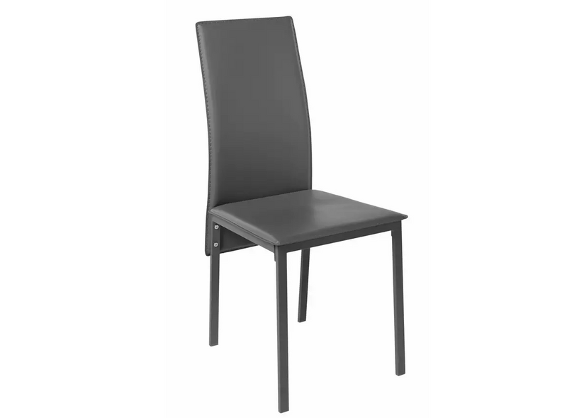 Lido Grey Dining Table & 4 Grey Chairs 19224557