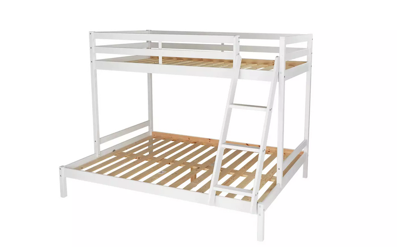 Kaycie Triple Bunk Bed Frame - White 11709939