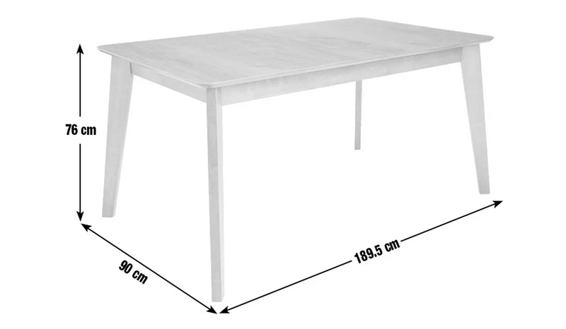 Callan Extending Wood Veneer 4-6 Seater Dining Table 14840132