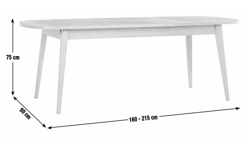 Etta Extending 6 - 8 Seater Dining Table - Natural 17449035