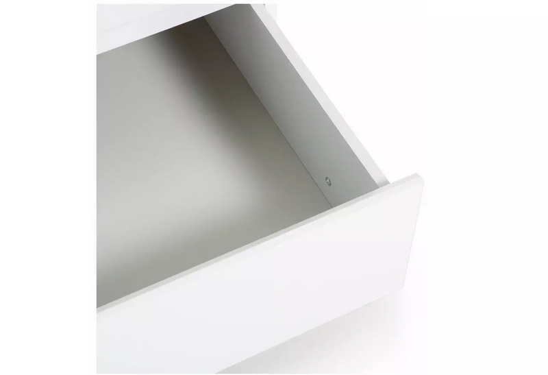 Jenson 3 Door 4 Drawer Wardrobe - White Gloss 17570715