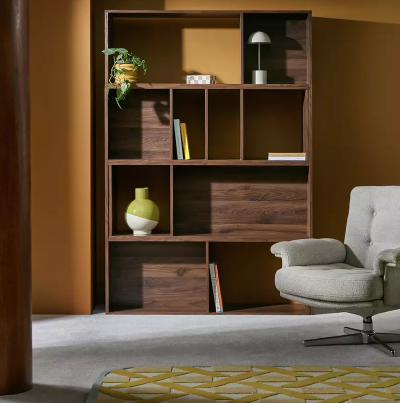 Atwood Extendable Shelving Unit - Walnut 17753824