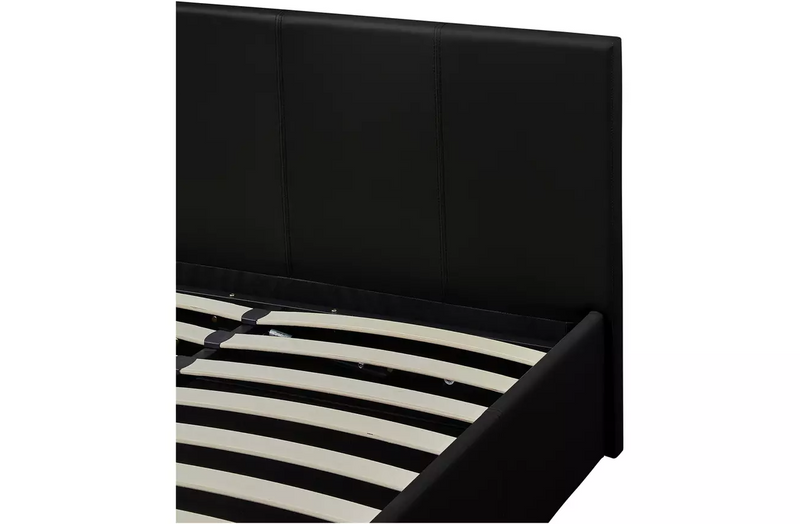 Lavendon Small Double Side Open Ottoman Bed-Black 19514827