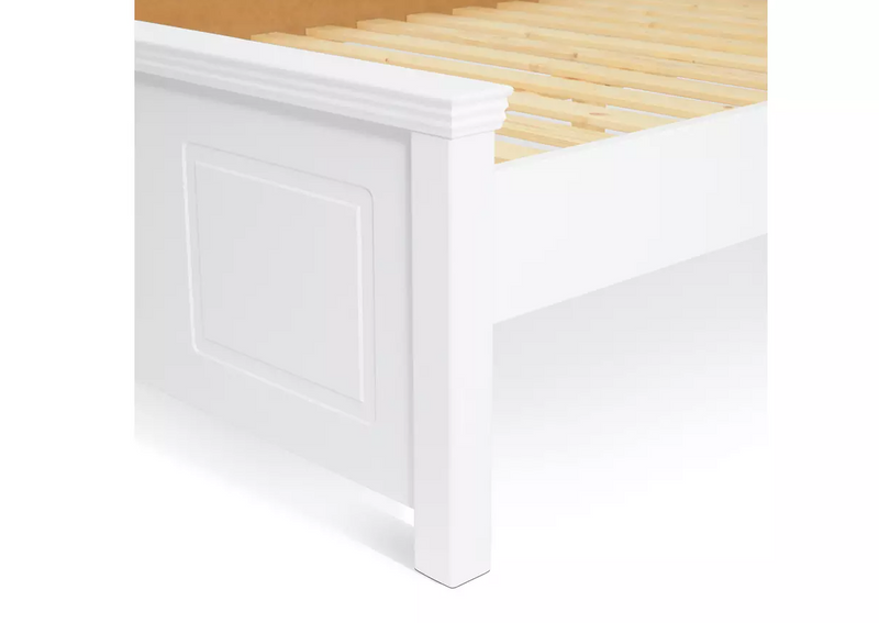 Grayson Small Double Bed - White 17711189