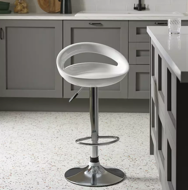 Ottawa White Bar Stool 13976313