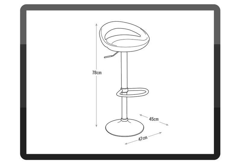 Ottawa White Bar Stool 13976313