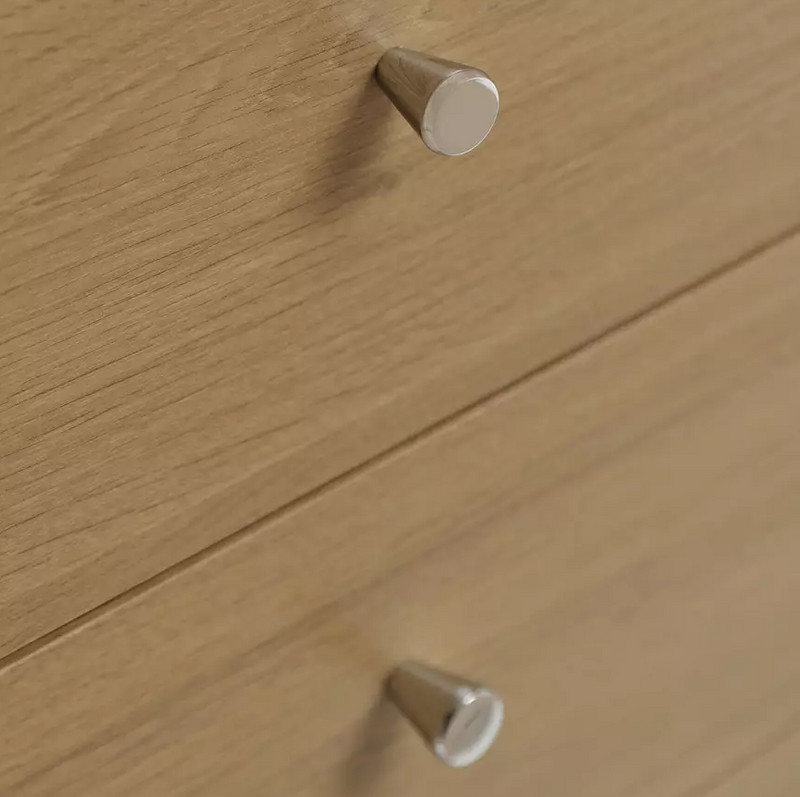 3 Drawer Bedside Table - Oak Effect 15410688