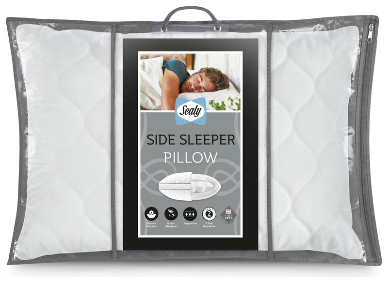 Sealy Side Sleeper Medium Firm Pillow 17535901 (Open Box- See T's & C's for details)