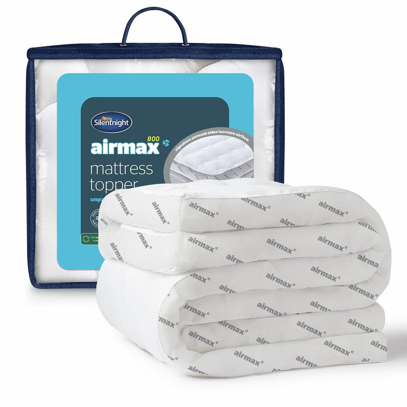 Silentnight Airmax 8cm Mattress Topper - Kingsize 11349021 (Open Box- See T's & C's for details)