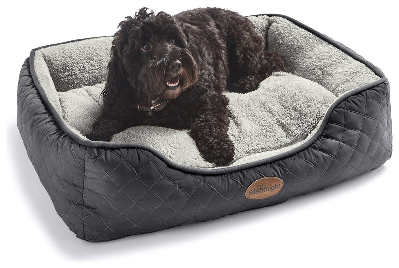 Silentnight Airmax Dark Grey Dog Bed - Medium 14017295 (Open Box- See T's & C's for details)