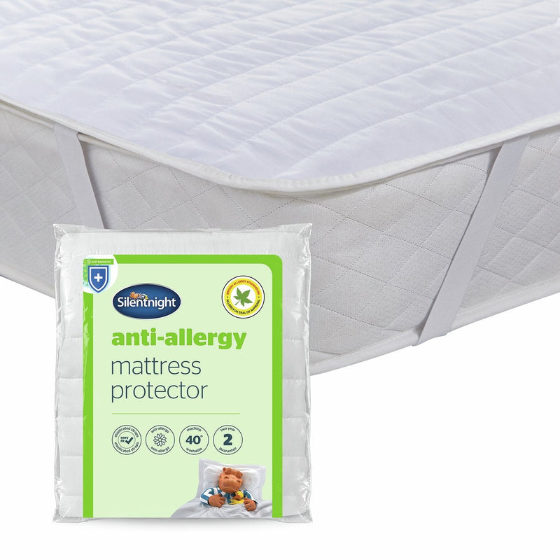 Silentnight Anti-Allergy Mattress Protector - Superking 17119358 (Open Box- See T's & C's for details)