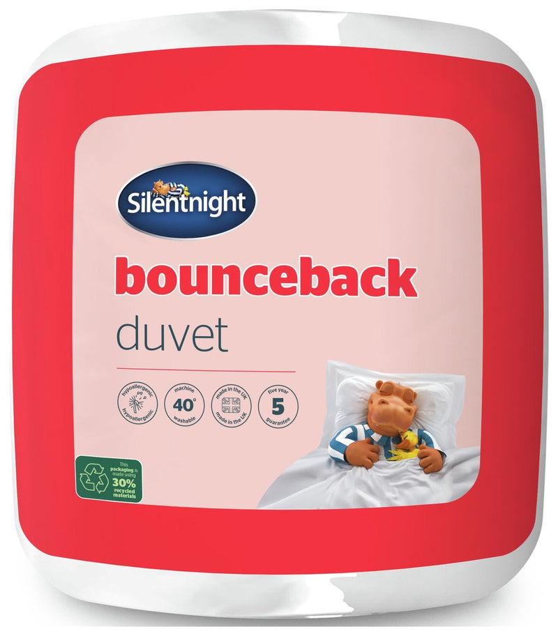 Silentnight Bounceback 10.5 Tog Duvet - Single 18676357 (Open Box- See T's & C's for details)