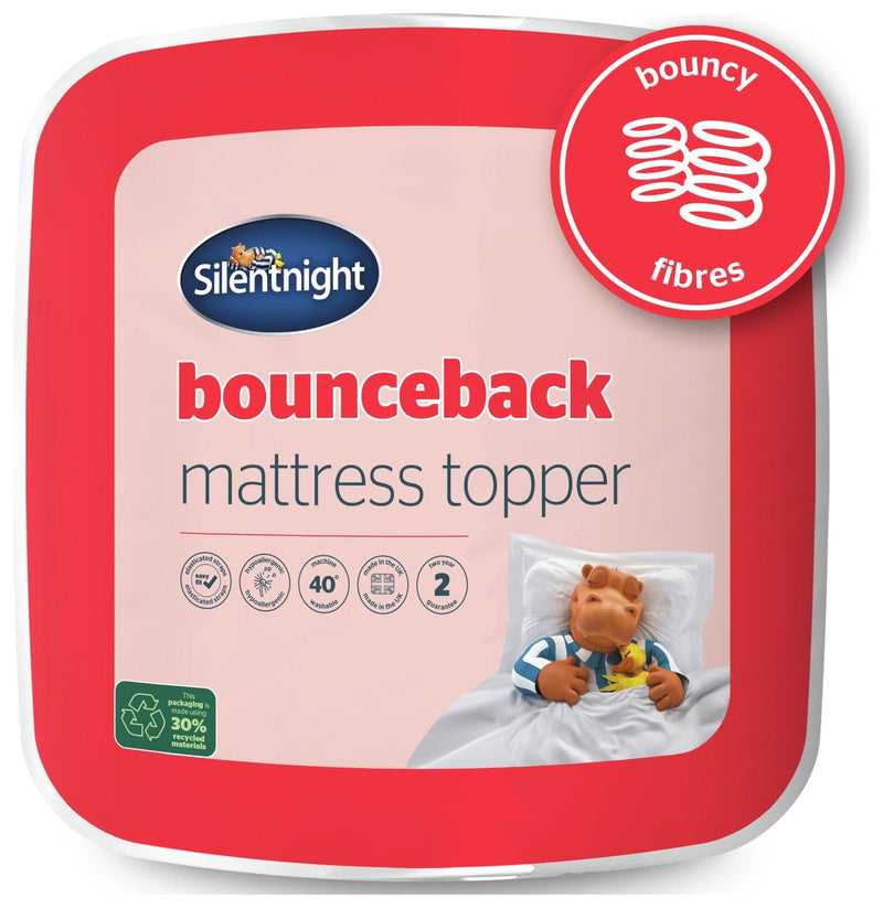Silentnight  Bounceback 2.5 Mattress Topper - Small Double 17568411 (Open Box- See T's & C's for details)