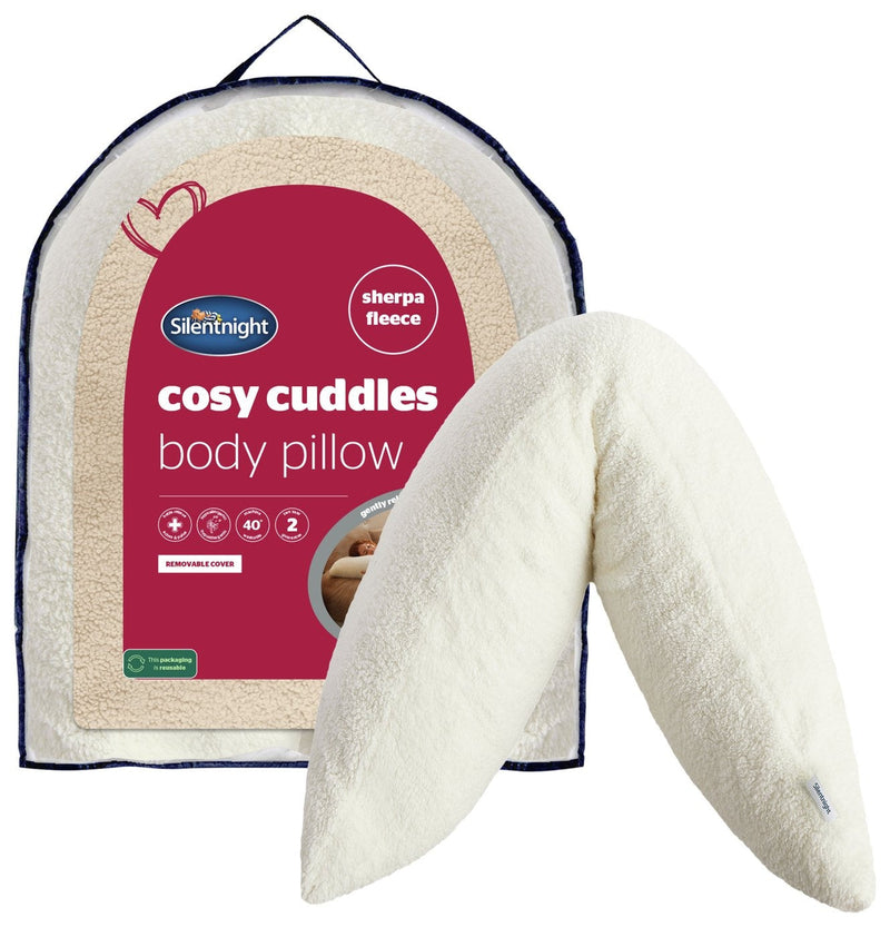 Silentnight Cosy Cuddles Medium Body Pillow 16792673 (Open Box- See T's & C's for details)