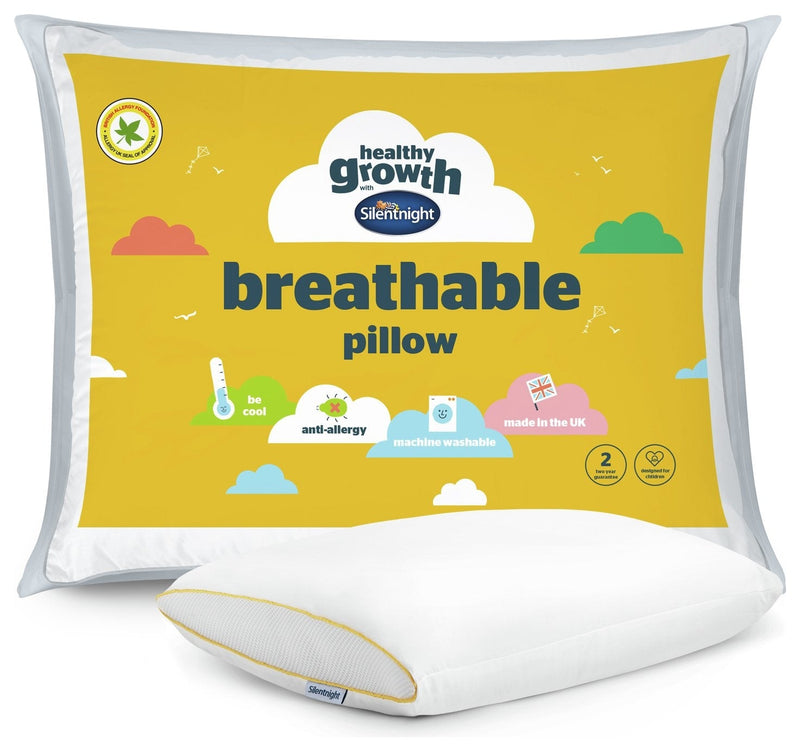 Silentnight Healthy Growth Breathable Pillow 13289684 (Open Box- See T's & C's for details)