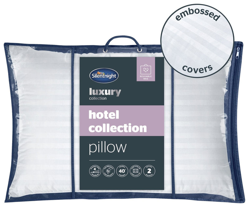 Silentnight Hotel Collection Medium Pillow 14741949 (Open Box- See T's & C's for details)