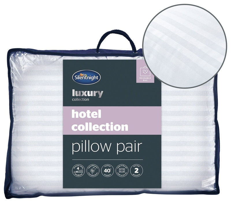 Silentnight Bounceback Medium Firm Pillow - 2 Pack 14709974 (Open Box- See T's & C's for details)