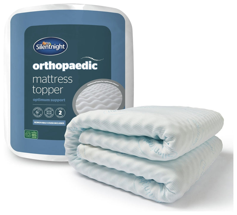 Silentnight Orthopaedic 3cm Mattress Topper - Double 11934072 (Open Box- See T's & C's for details)