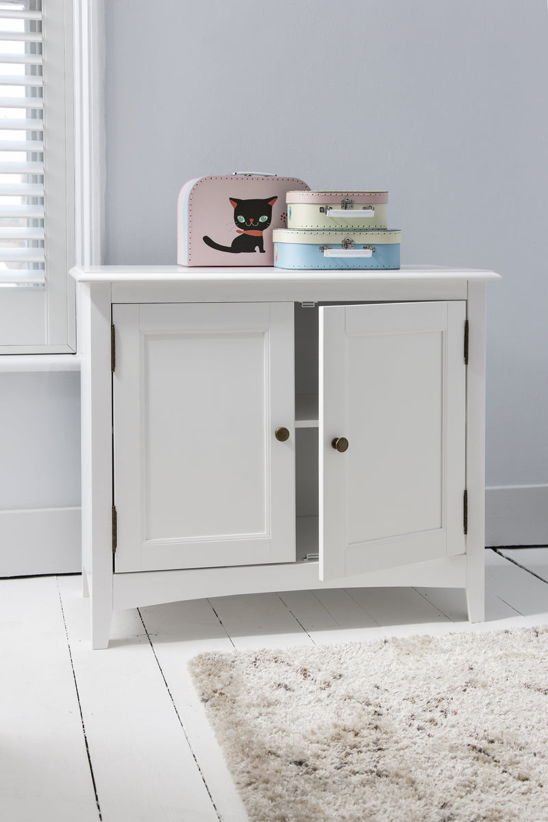 Moro Cabinet Underbed Storage Cupboard in Classic White