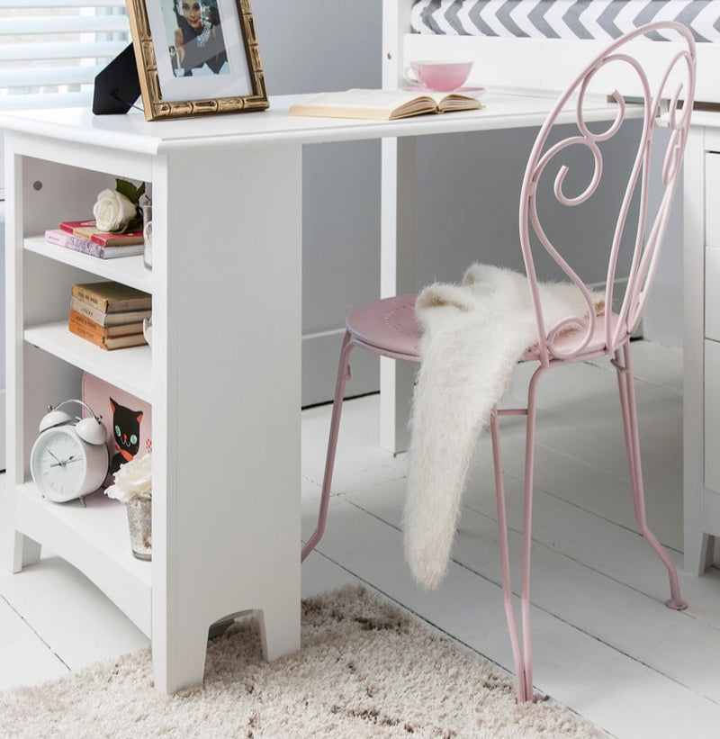 Una Sleepstation with Chest of Drawers, Cabinet & Desk in Classic White