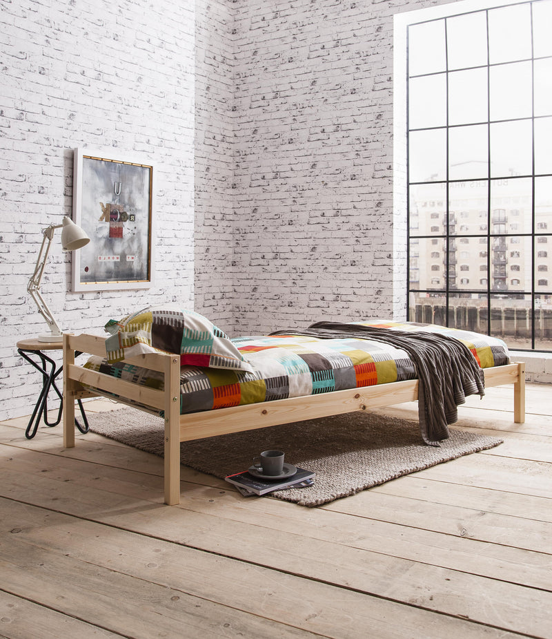 Sussex Single Bed 3ft Bed Frame in Natural Pine