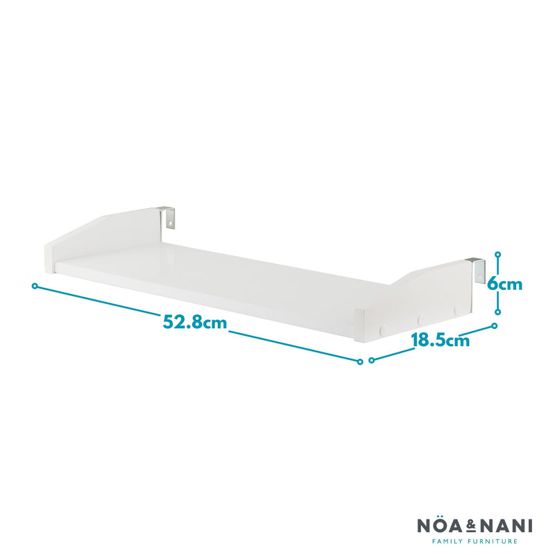 Tuuli Bed Shelf for Bunks Cabins Midsleepers and Highsleepers in Classic White