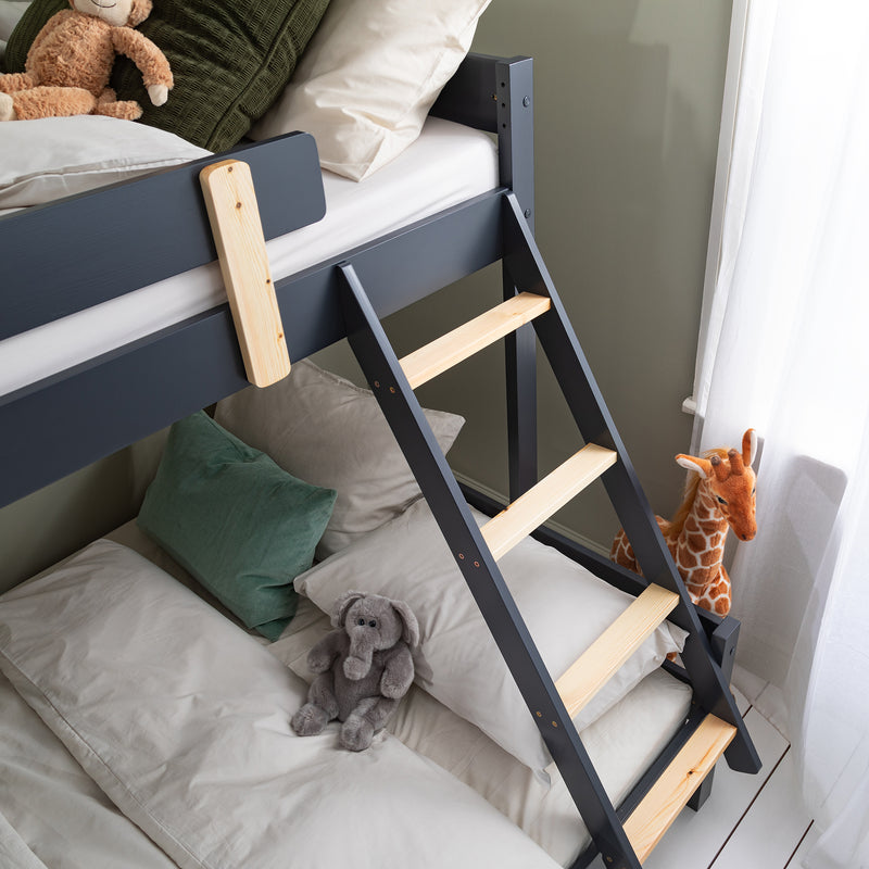 Una Triple Bunk Bed with Single and Double Bed in Anthracite