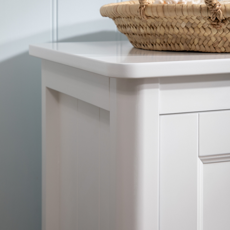 Lillestrom Single Door Bathroom Cabinet in White