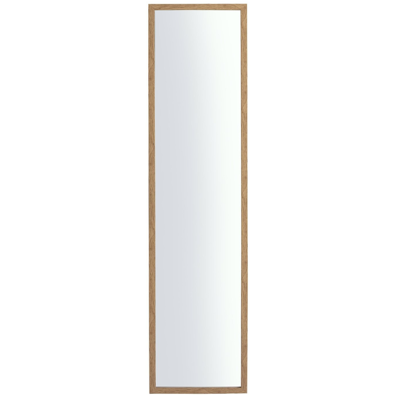 Home Essentials Oak Full Length Wall Mirror -120x30cm 17956724 (Open Box- See T's & C's for details)