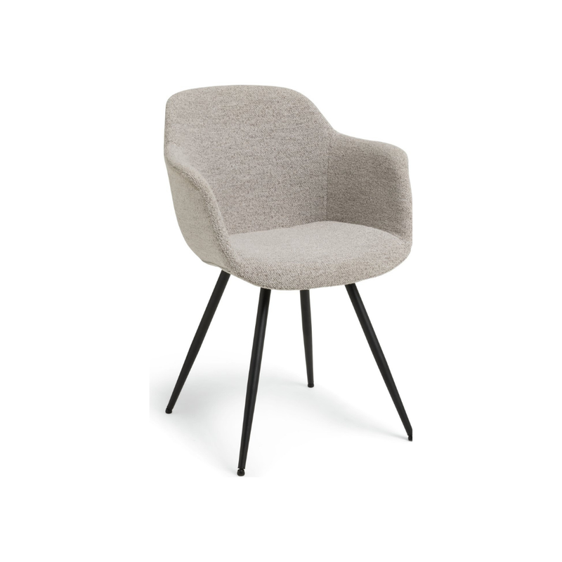 Habitat Noella Fabric Dining Chair - Natural 12025973 (Open Box- See T's & C's for details)