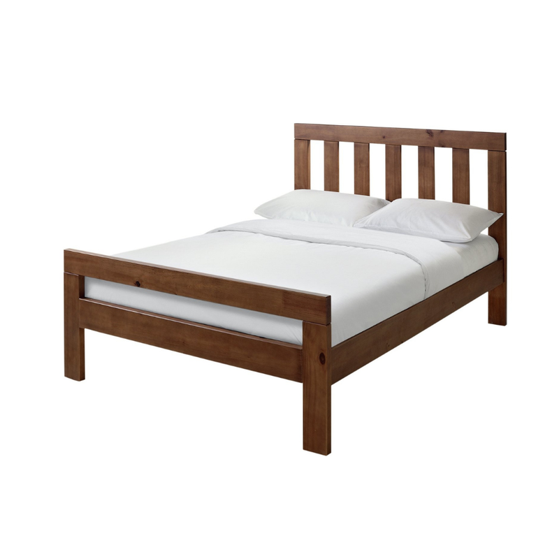 Aubrey Double Wooden Bed Frame - White 14637589 (Open Box- See T's & C's for details)